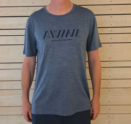 Herr - Lyxig T-shirt i TENCEL™ och merinoull